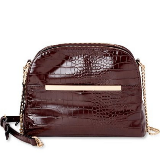 FAUX LEATHER CROSSBODY