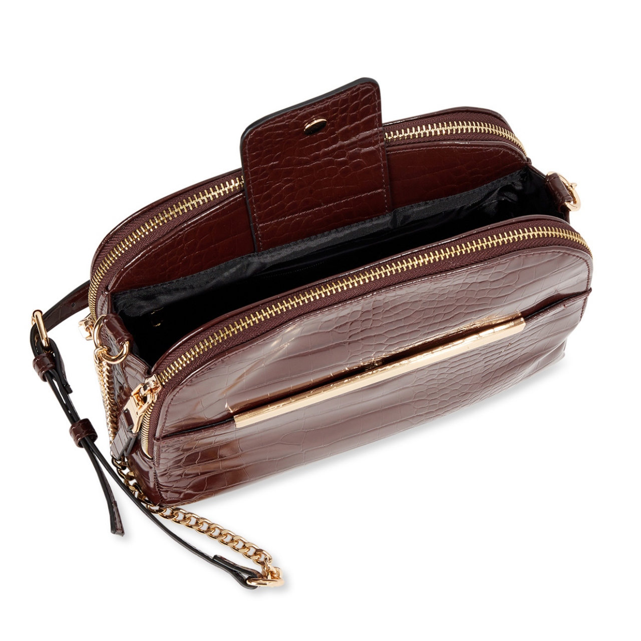 FAUX LEATHER CROSSBODY
