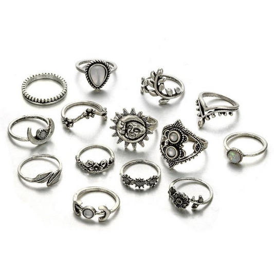 ENYA VINTAGE LOOK RING SET