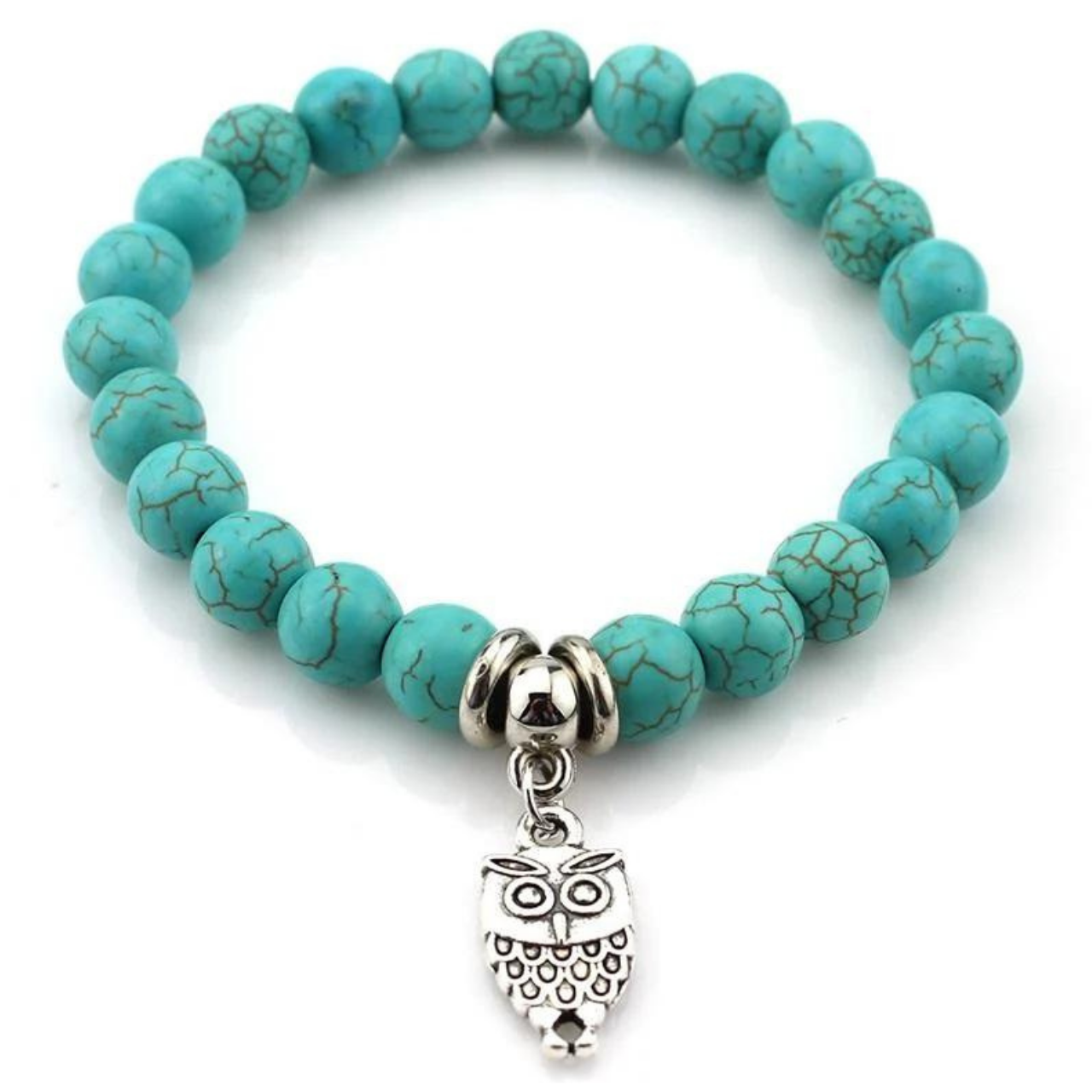 HANDMADE TURQUOISE BEAD BRACELET