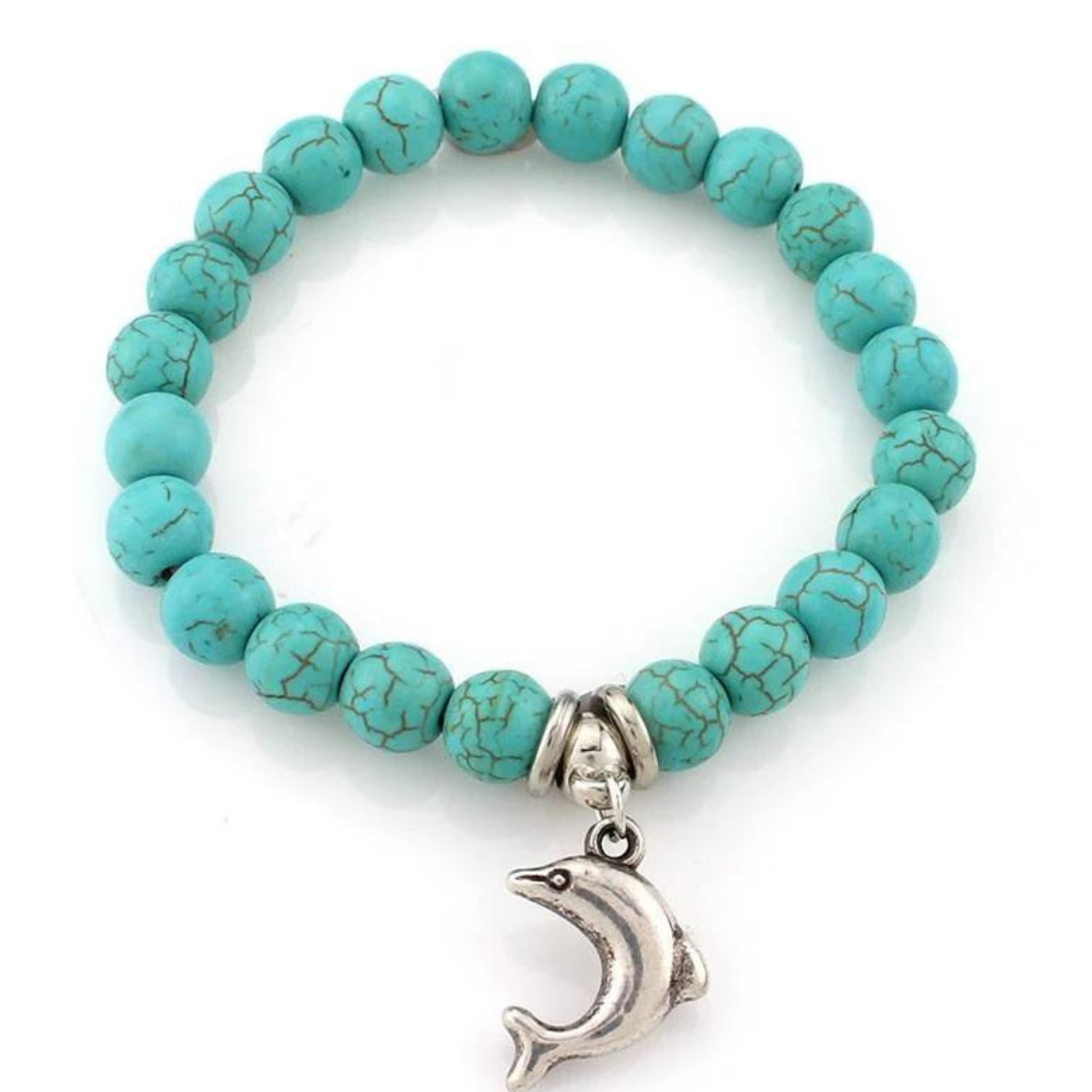 HANDMADE TURQUOISE BEAD BRACELET