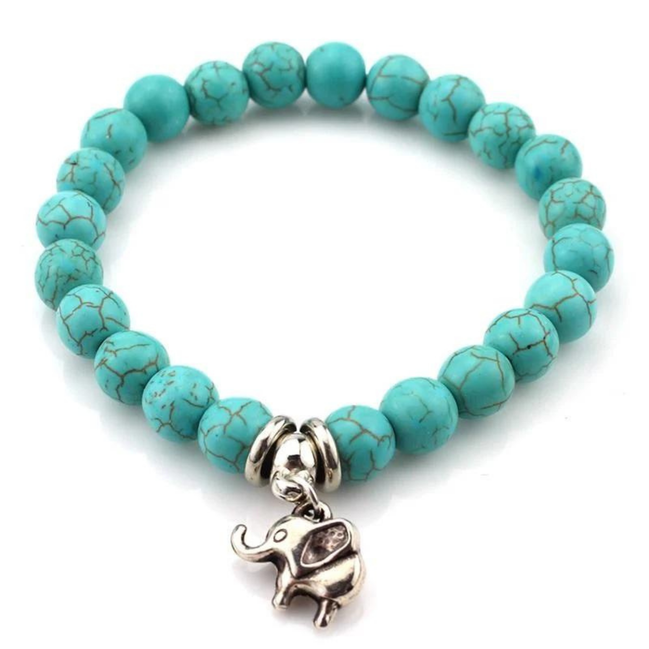 HANDMADE TURQUOISE BEAD BRACELET